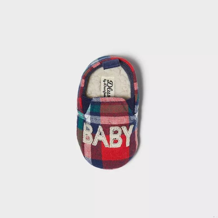 Baby dluxe by dearfoams Baby Bear Bootie Slippers - Red | Target