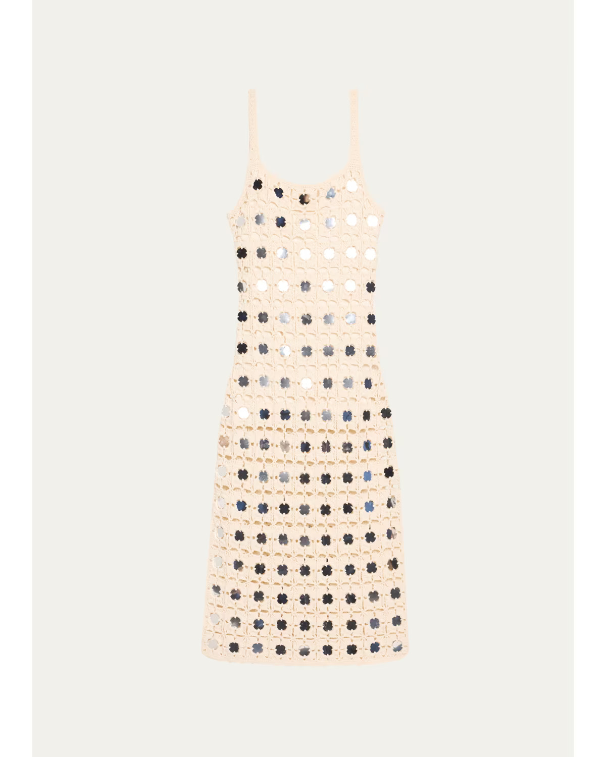 Clementine Crochet Mirror Tank Midi Dress | Bergdorf Goodman