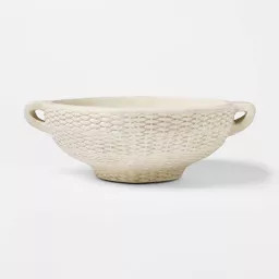 Woven Texture Ceramic Bowl Cream - Threshold™ designed with Studio McGee | Target