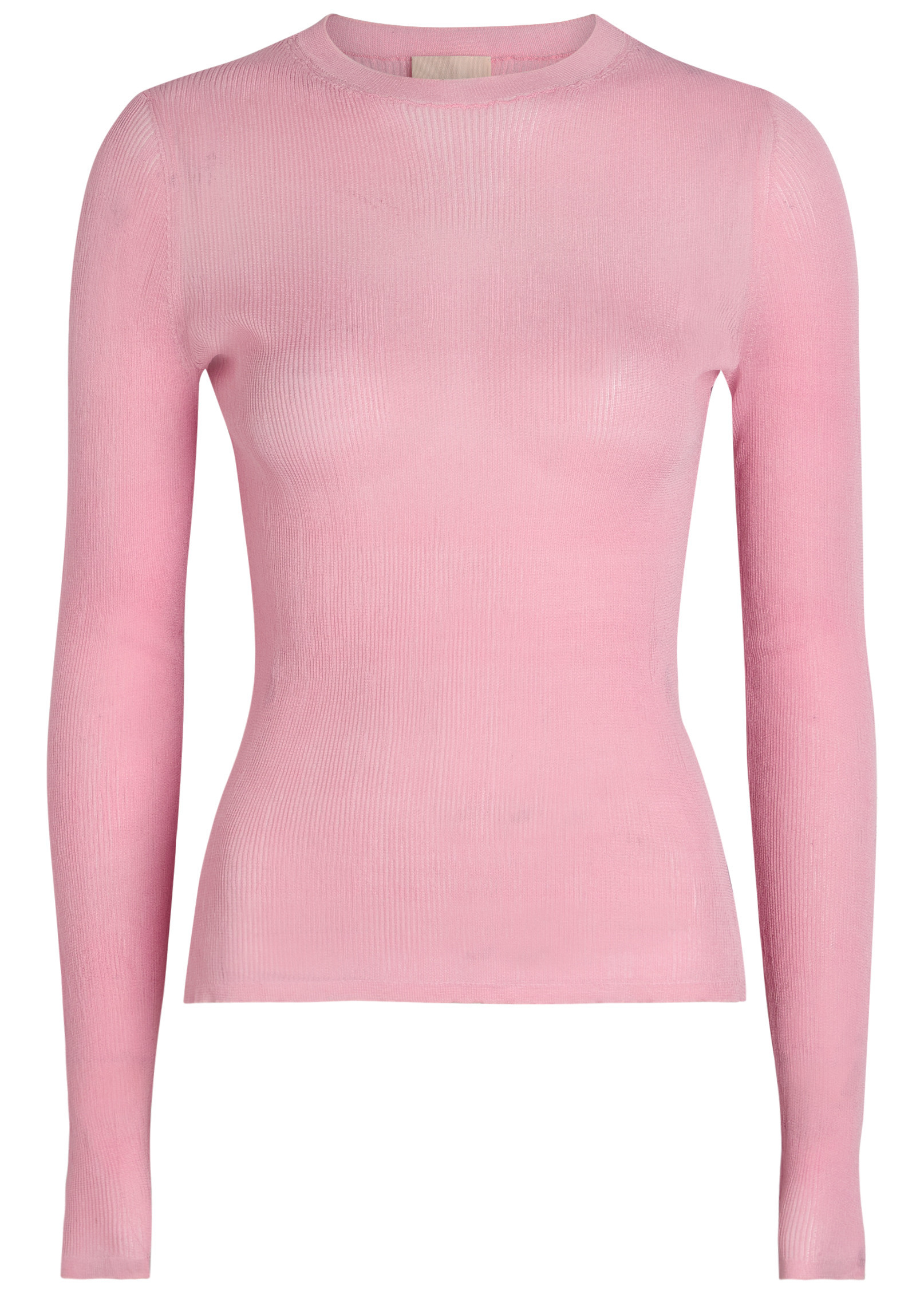 Mosi fine-knit silk top | Harvey Nichols