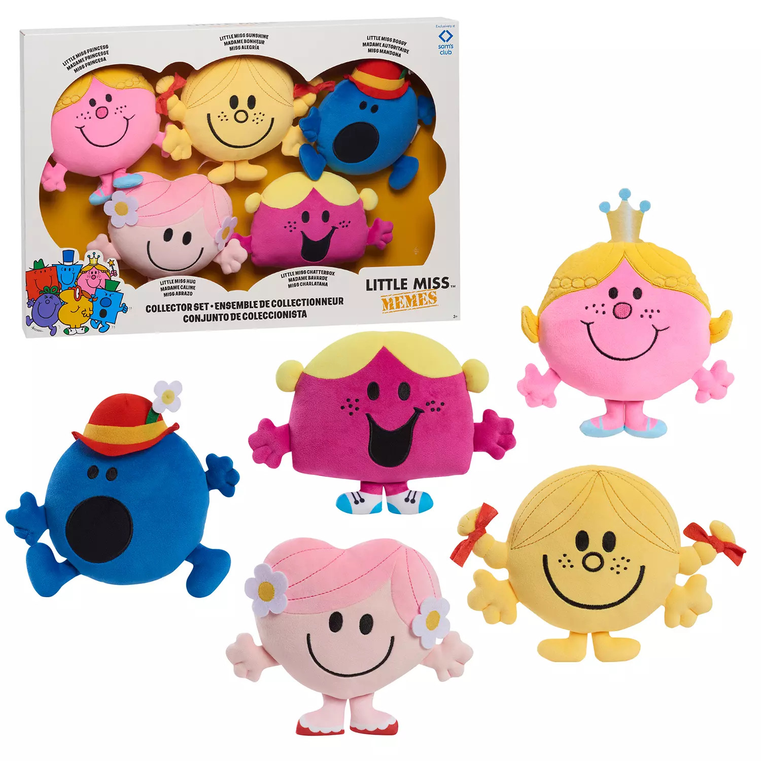 Little Miss Pillow Plush (5-Pack) | Sam's Club