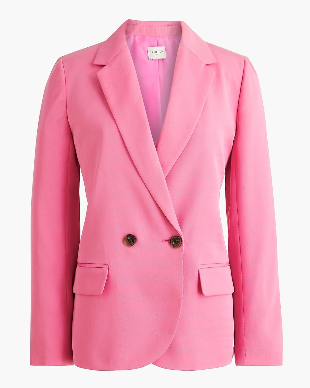 Drapey twill double-breasted blazer | J.Crew Factory