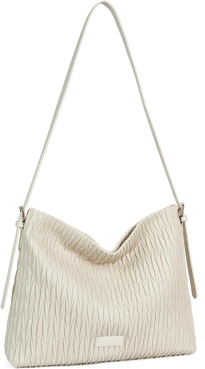 Telena Hobo Bags for Women Large Crossbody Purses Leather Shoulder Bucket Handbag Trendy with Adj... | Amazon (US)