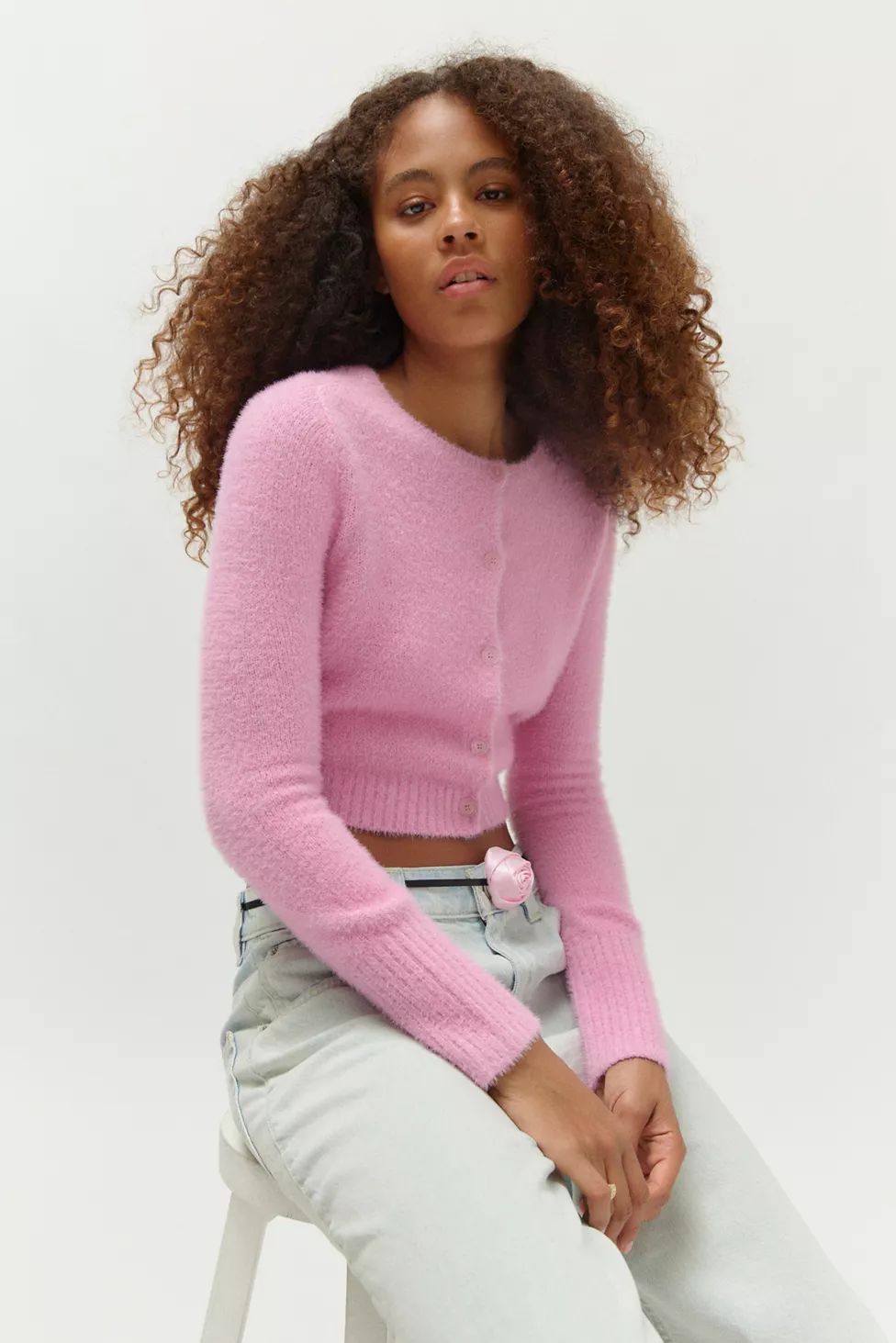 Kimchi Blue Dayna Shrunken Cardigan | Urban Outfitters (US and RoW)