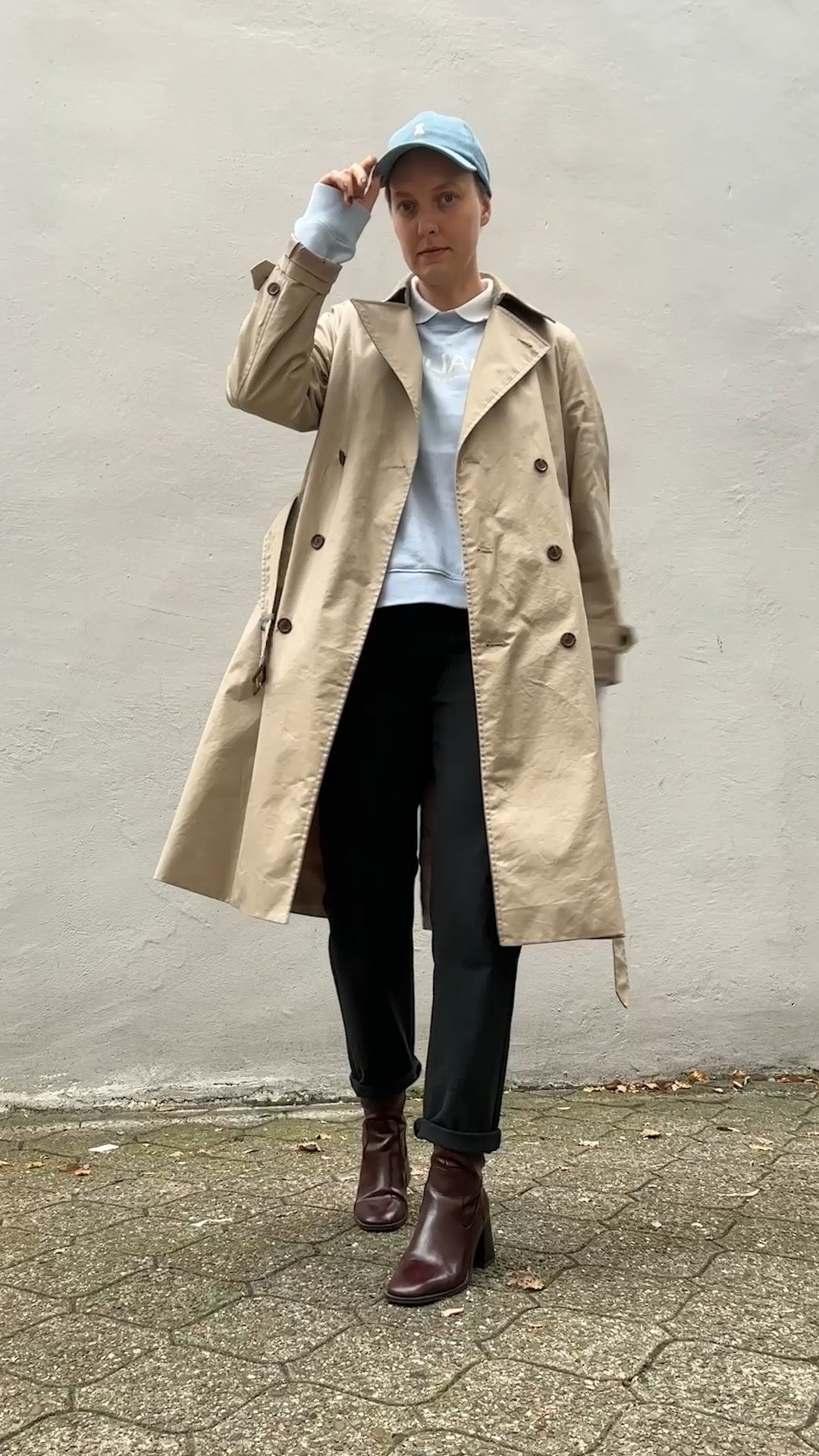 Babyblue with Trenchcoat 

#LTKautumn #LTKdeutschland #LTKwinter