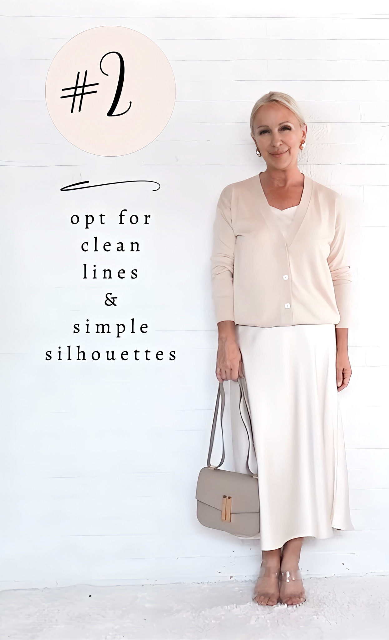 The Rules of Classic #2: Opt for Clean Lines and Simple Silhouettes.  This means to pass on wardrobe items with excessive frills, ruffles, pleats, details, buttons, diagonal lines / cuts, etc.  Nothing busy! These are all items that tend to go out of style quickly. By opting for clothing with clean lines and simple silhouettes, the items stay in style longer, allowing you to wear your purchase year after year.  Plus, chances are you won’t look back at a photo of that outfit in 20 years and think, “What was I thinking with that outfit?!?!”


#LTKStyleTip #LTKOver40 #LTKSeasonal