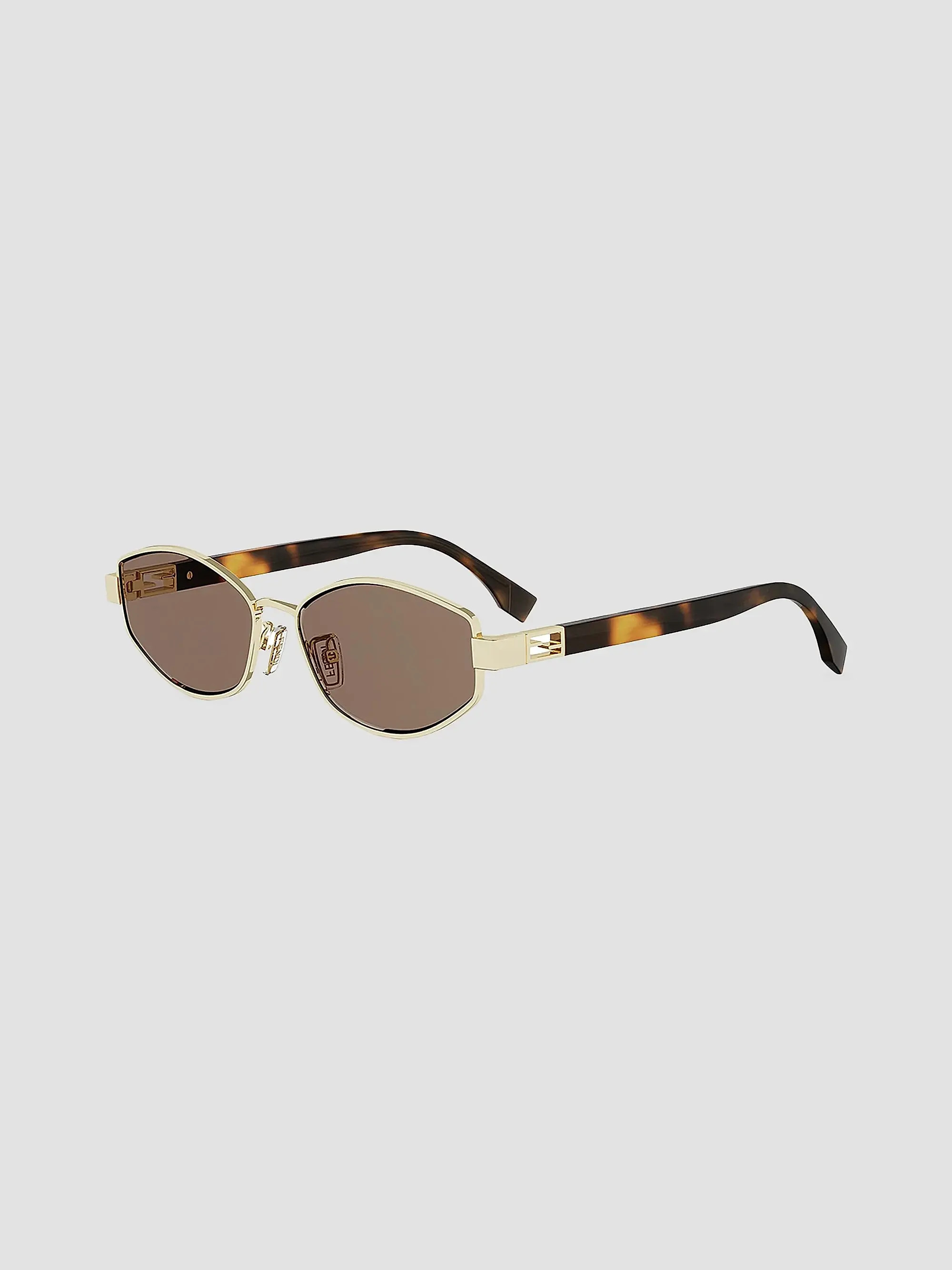 56MM Baguette Logo Geometric Sunglasses | Saks Fifth Avenue