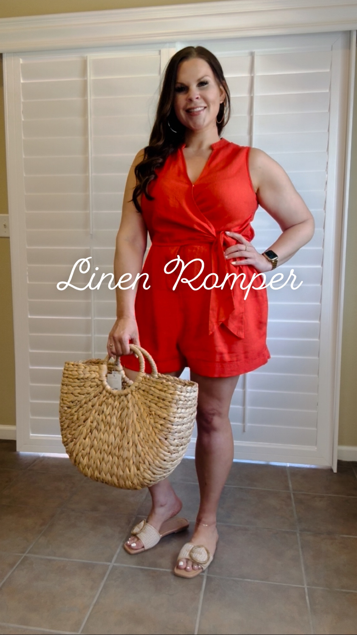 Y’all already know I love my rompers! Here’s another cute linen romper from @Target. This style is just a touch dresser than the other linen rompers I’ve posted. It’s very comfy and has pockets. It runs TTS and I’m wearing a medium. It comes in white, black, and a print too. 

And…can we talk about this purse and the shoes?!? The tote is such a statement piece and holds all the things. The sandals are adorable and are made with memory foam. They’re both so cute and versatile…and perfect for all your warm-weather activities. 

#TargetFinds #TargetStyle #LinenRomper #SummerBag #StrawPurse #RaffiaPurse #RaffiaShoes #SummerOutfitInspo #OOTD #OutfitInspo

#LTKFindsUnder50 #LTKMidsize #LTKSaleAlert