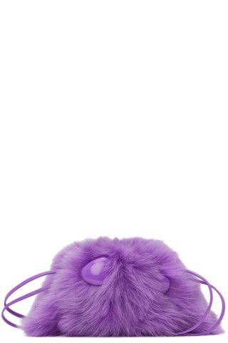 Bottega Veneta - Purple Studded Clutch | SSENSE