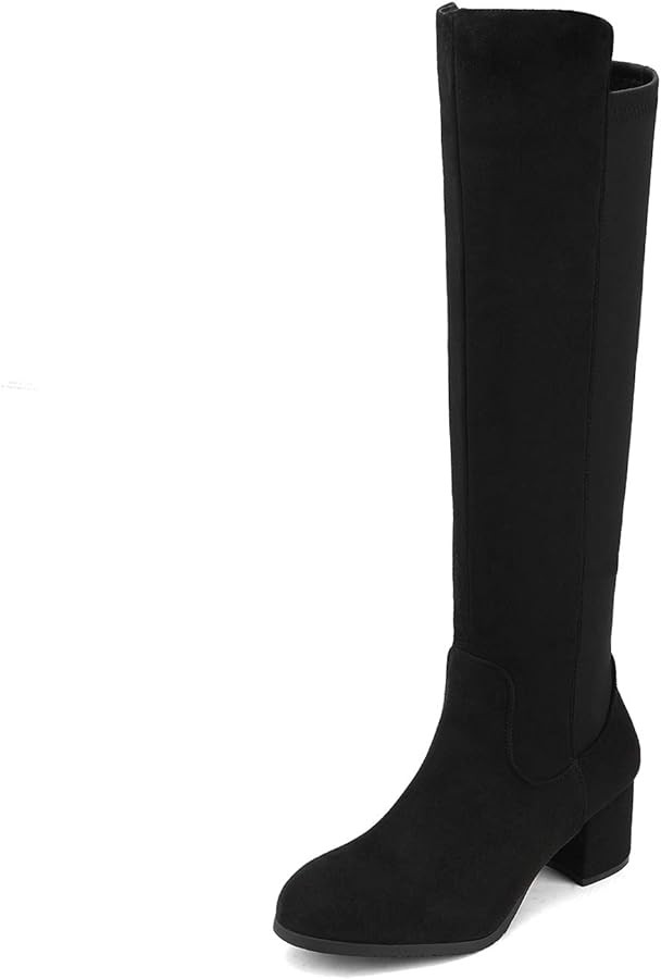 DREAM PAIRS Women's Knee High Stretchy Fashion Boots | Amazon (US)
