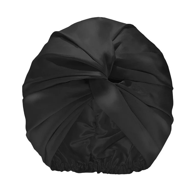 Slip Pure Silk Turban Multipurpose Head Wrap, Black | Walmart (US)