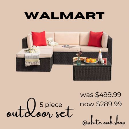 Outdoor Sale | Walmart Deals | Outdoor Furniture 

#LTKhome #LTKsalealert #LTKSeasonal