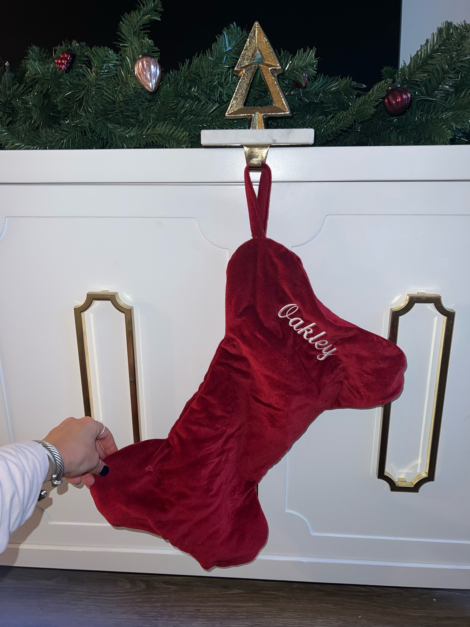 Pottery Barn Embroidered stocking!! 

#LTKHoliday #LTKhome #LTKSeasonal