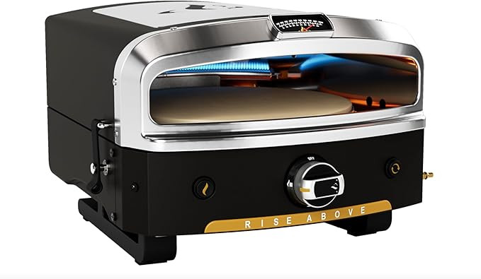 HALO Versa 16 Pizza Oven | 16” Rotating Stone, Patented Dual Burner System, 5-Minute Pizzas, Ea... | Amazon (US)