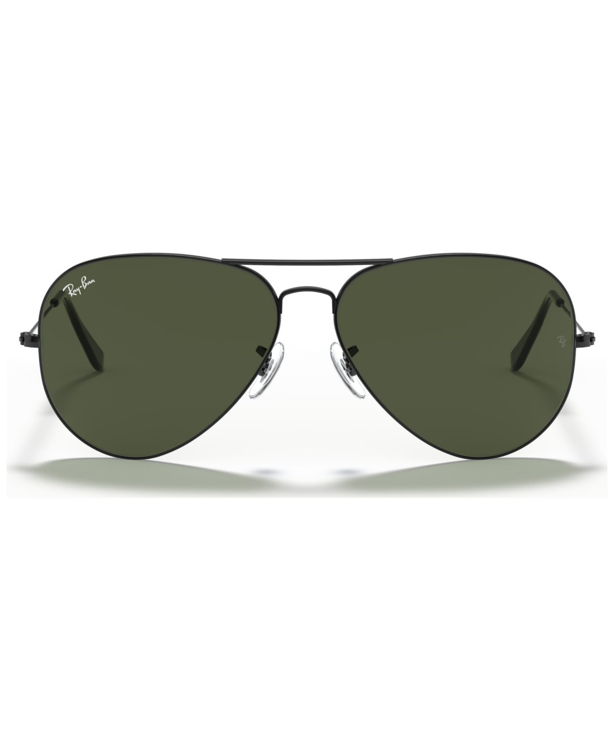 Ray-Ban Sunglasses, RB3026 Aviator Large - BLACK/GREY | Macy's