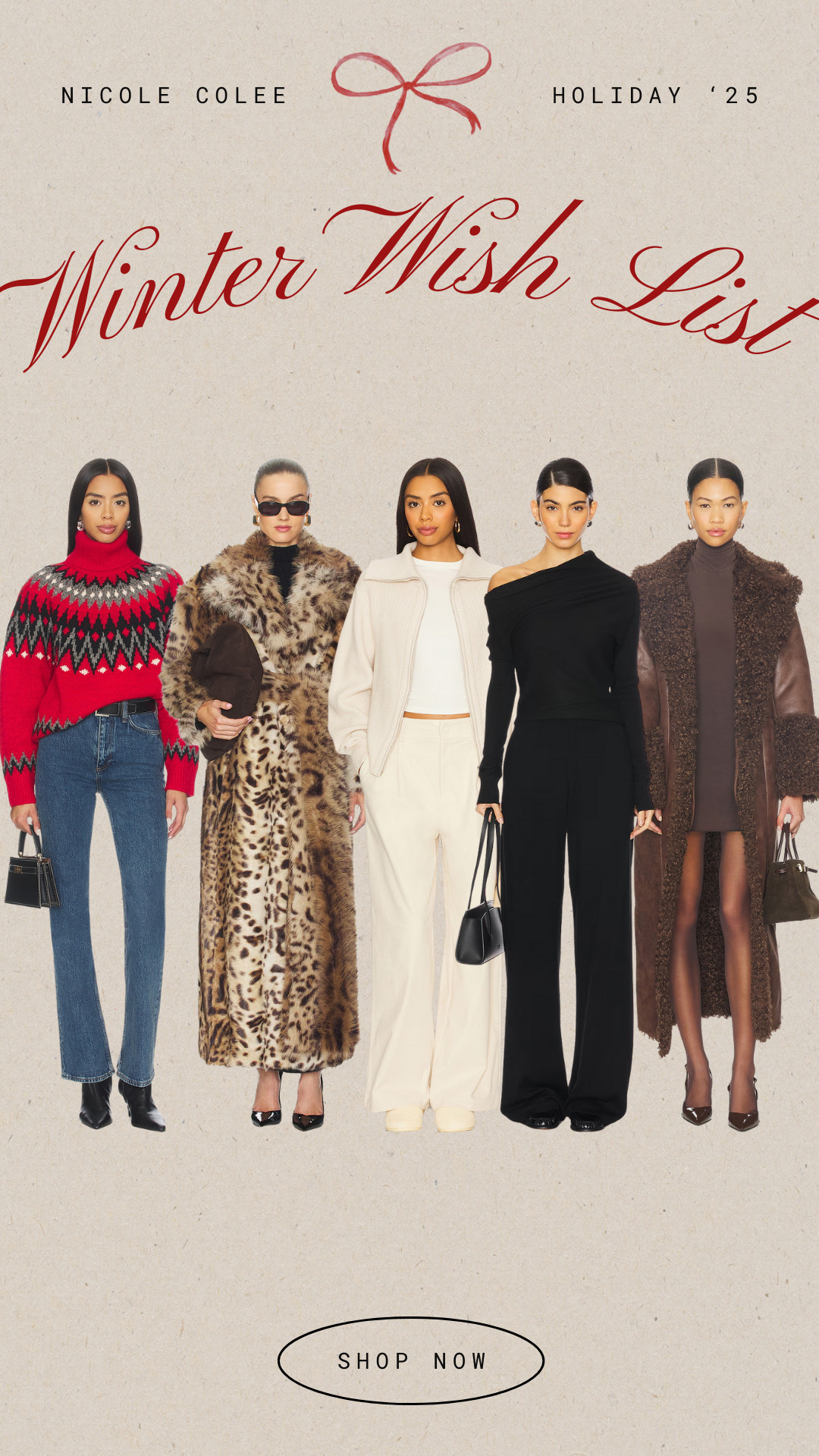 My Winter Wish List in a post!1 These Revolve favorites are going fast!! Shop now and look festive all season!

Nicole Colee, Festive Sweater, Festive Coat, Long Coat, Fur Coat, Fair Isle Sweater, Polo, Dress, Varley, loungewear 

 #LTKGiftGuide #LTKHoliday #LTKSeasonal