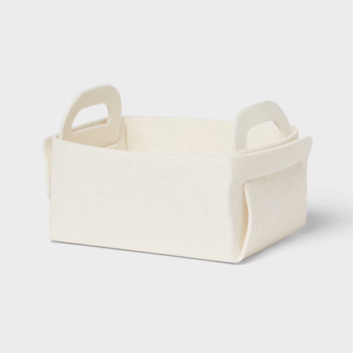 3pk Felt Gifting Baskets Cream - Brightroom™ | Target