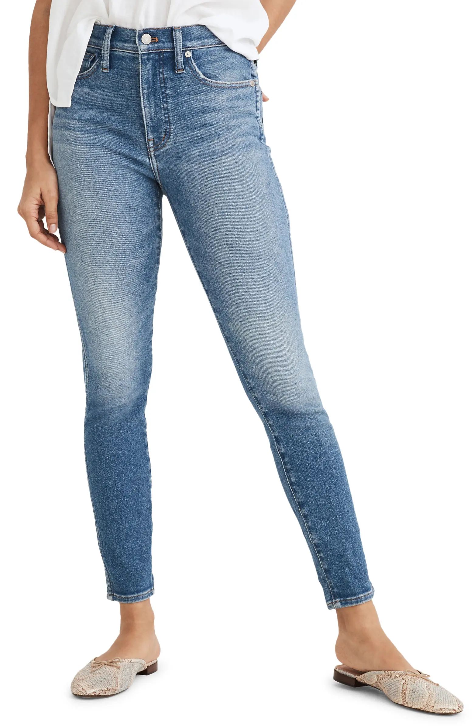 10-Inch High Waist Crop Skinny Jeans | Nordstrom