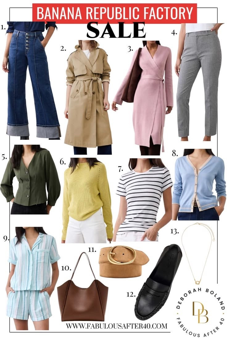 Okay but can we talk about the Banana Republic Factory sale for a second? 👀✨

You know I love a good classic — tailored pieces, elevated basics, those forever staples that make your wardrobe feel grown-up without trying too hard. And when they’re on sale? Even better.

This is the time I stock up on the pieces I wear on repeat — crisp shirts, easy knits, polished trousers, layering jackets… all the things that mix and match effortlessly. It’s giving smart shopping, not impulse shopping.

#LTKOver40 #LTKSeasonal #LTKSaleAlert