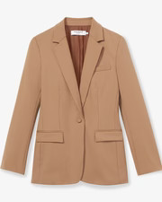 Yiyan Blazer - Wool Twill :: Camel | MM LaFleur