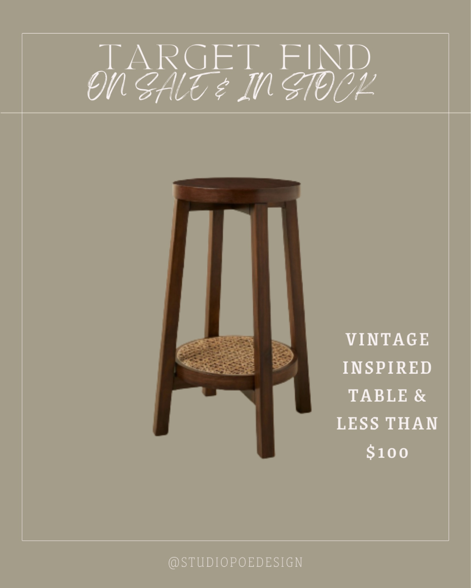 Vintage inspired side/accent table

On sale for $85 & in stock

#LTKhome