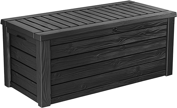 Keter Westwood 150 Gallon Resin Large Outdoor Storage Box for Patio Furniture, Outdoor Cushions, ... | Amazon (US)