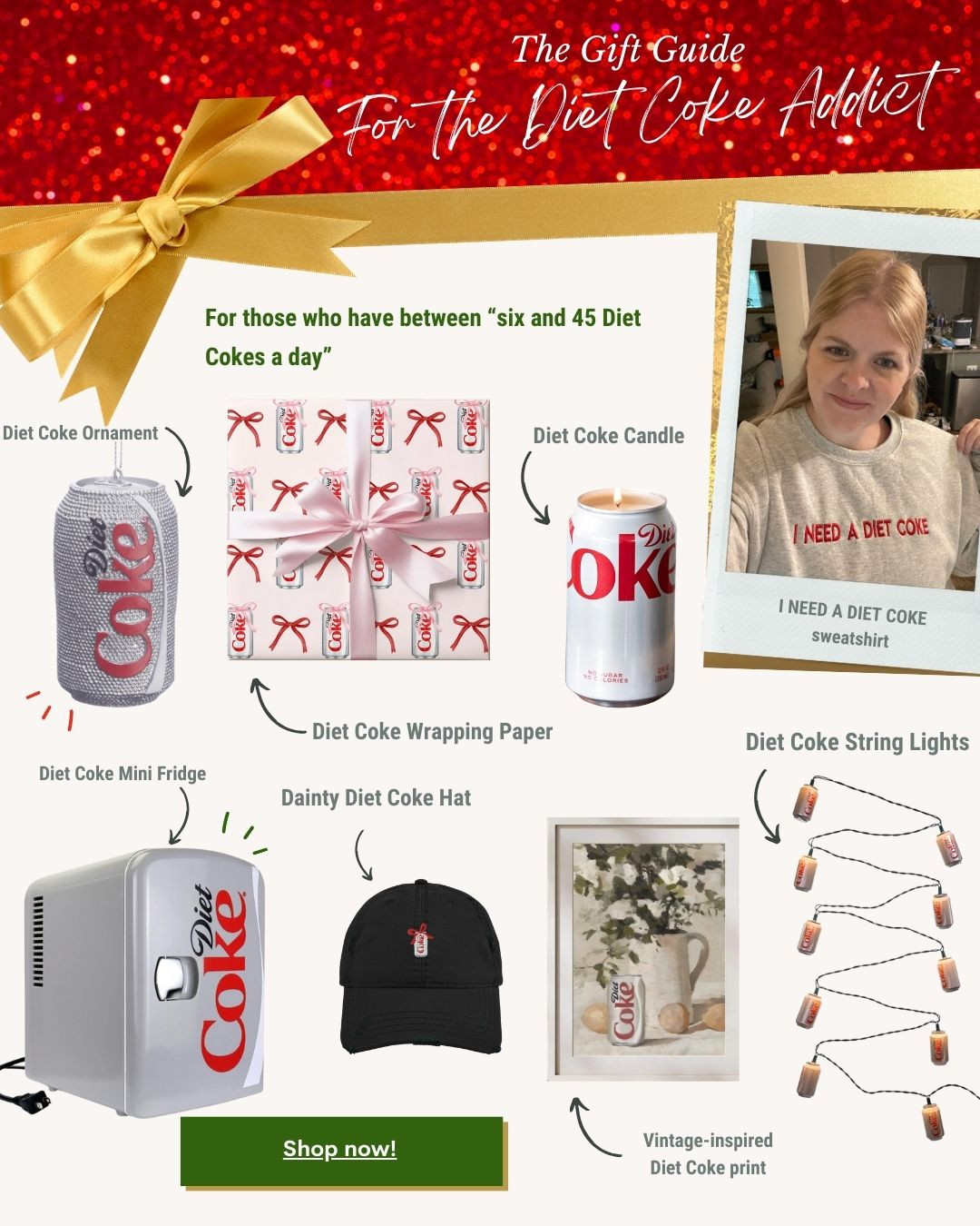 Gifts for the Diet Coke addict 

 #LTKCyberWeek #LTKGiftGuide #LTKHoliday
