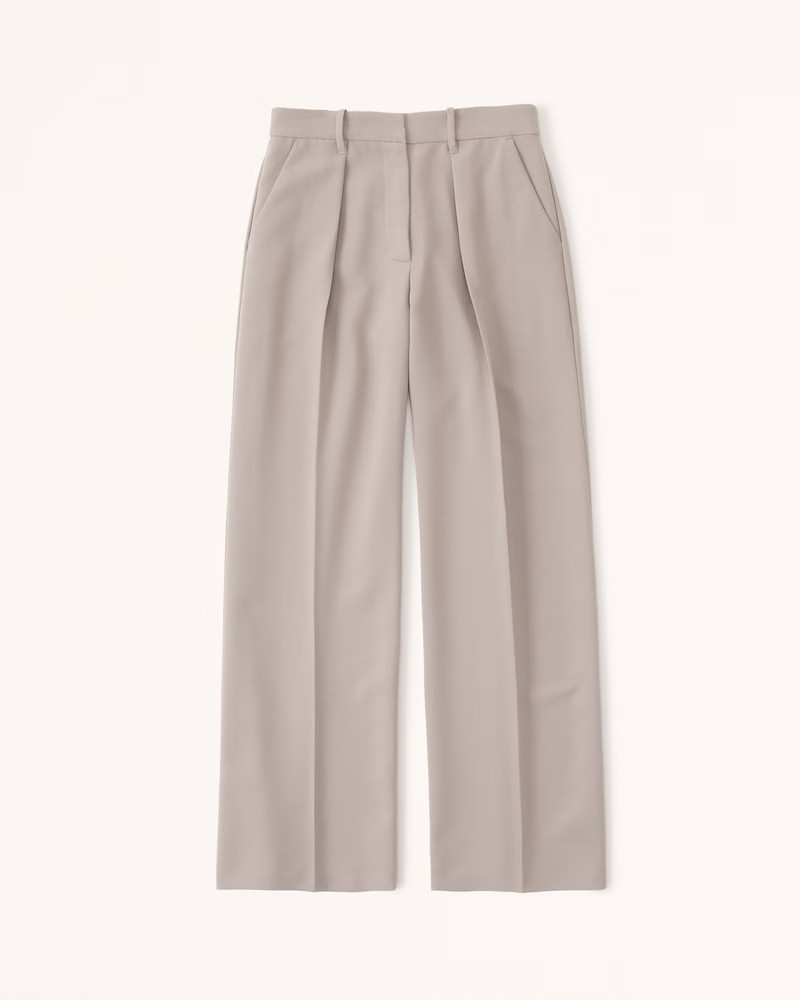 Tailored Ultra Wide-Leg Pant | Abercrombie & Fitch (US)