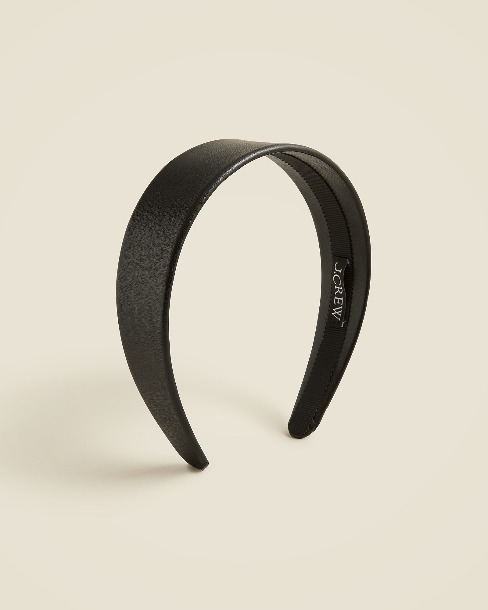 Retro leather headband | J. Crew US