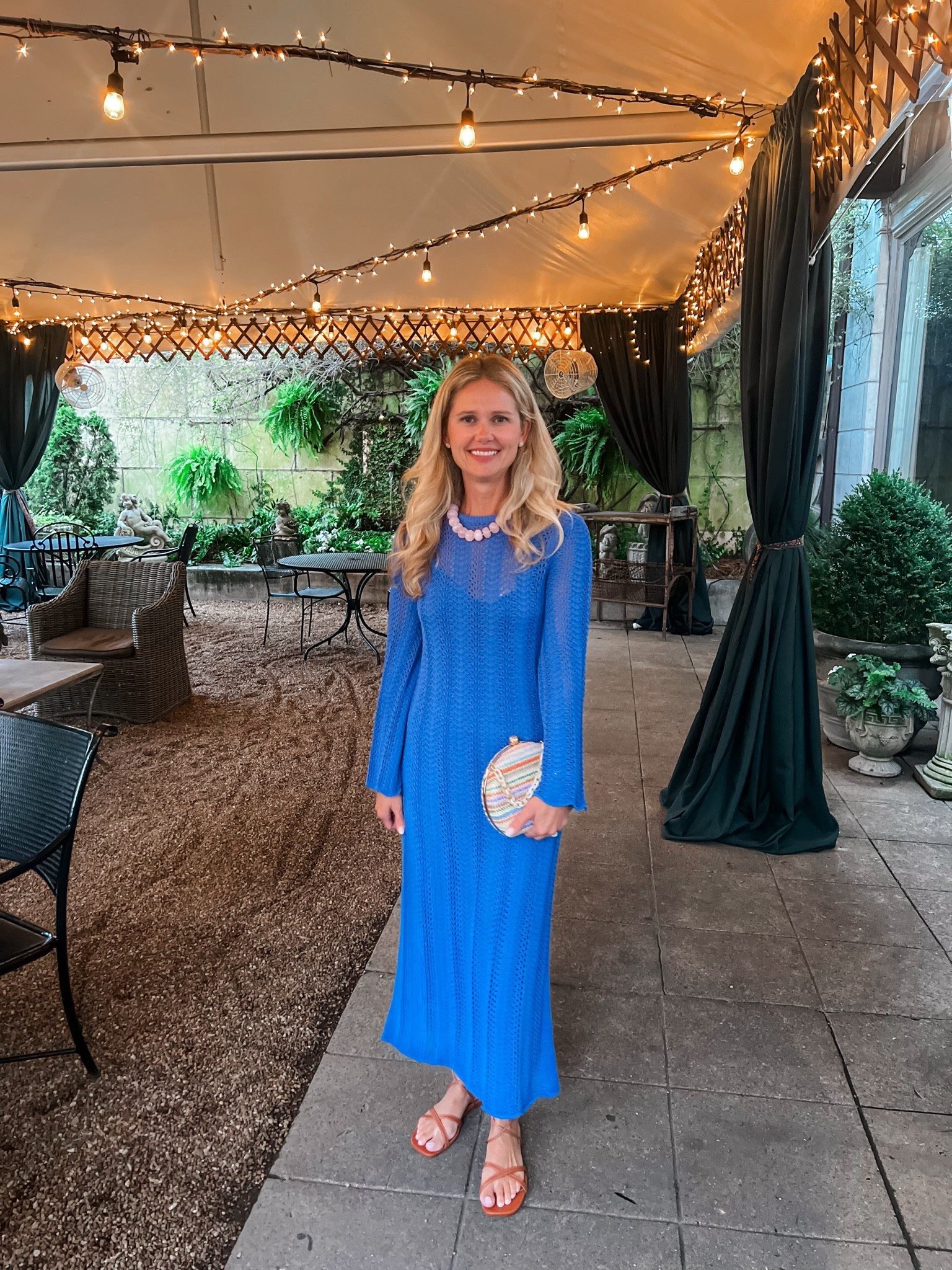 Tuckernuck dress bauble bat necklace summer look
Blue dress grandmillennial mom style long sleeve summer dress

#LTKootd