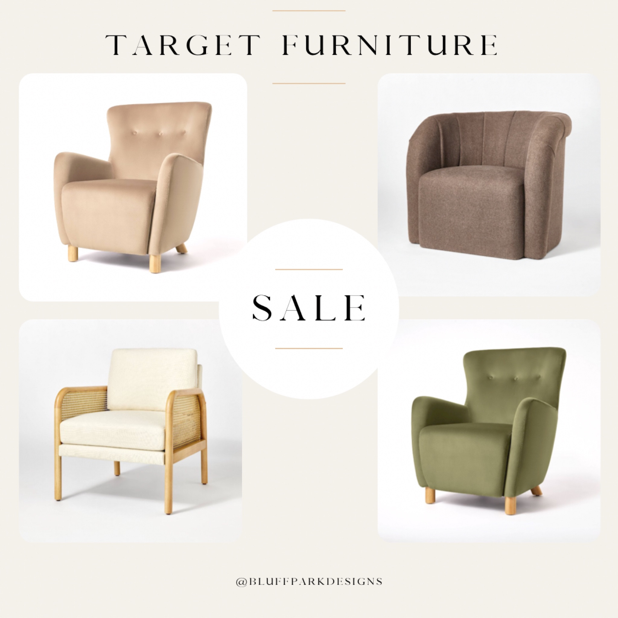 •Target Accent Chairs ON SALE•

•ALL OPTIONS under $320•

Decor, Home Decor, Design, Interior Design, Furniture, Furniture Design, Chair, Accent Chair, Wingback Chair, Velvet Chair, Living Room, Living Room Furniture, Target, Sale, Shop

#LTKHolidaySale 

#LTKsalealert #LTKstyletip #LTKhome