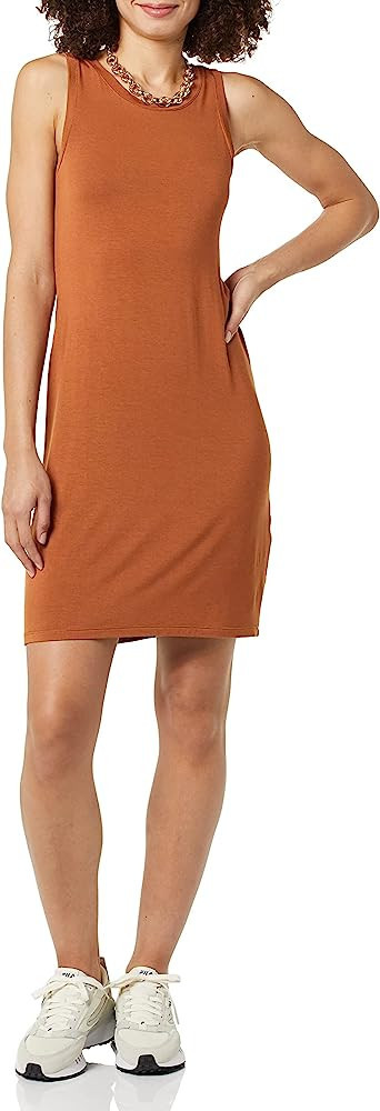 Amazon Essentials Women's Lightweight Jersey Slim-Fit Tank Mini Dress (Previously Daily Ritual) | Amazon (US)
