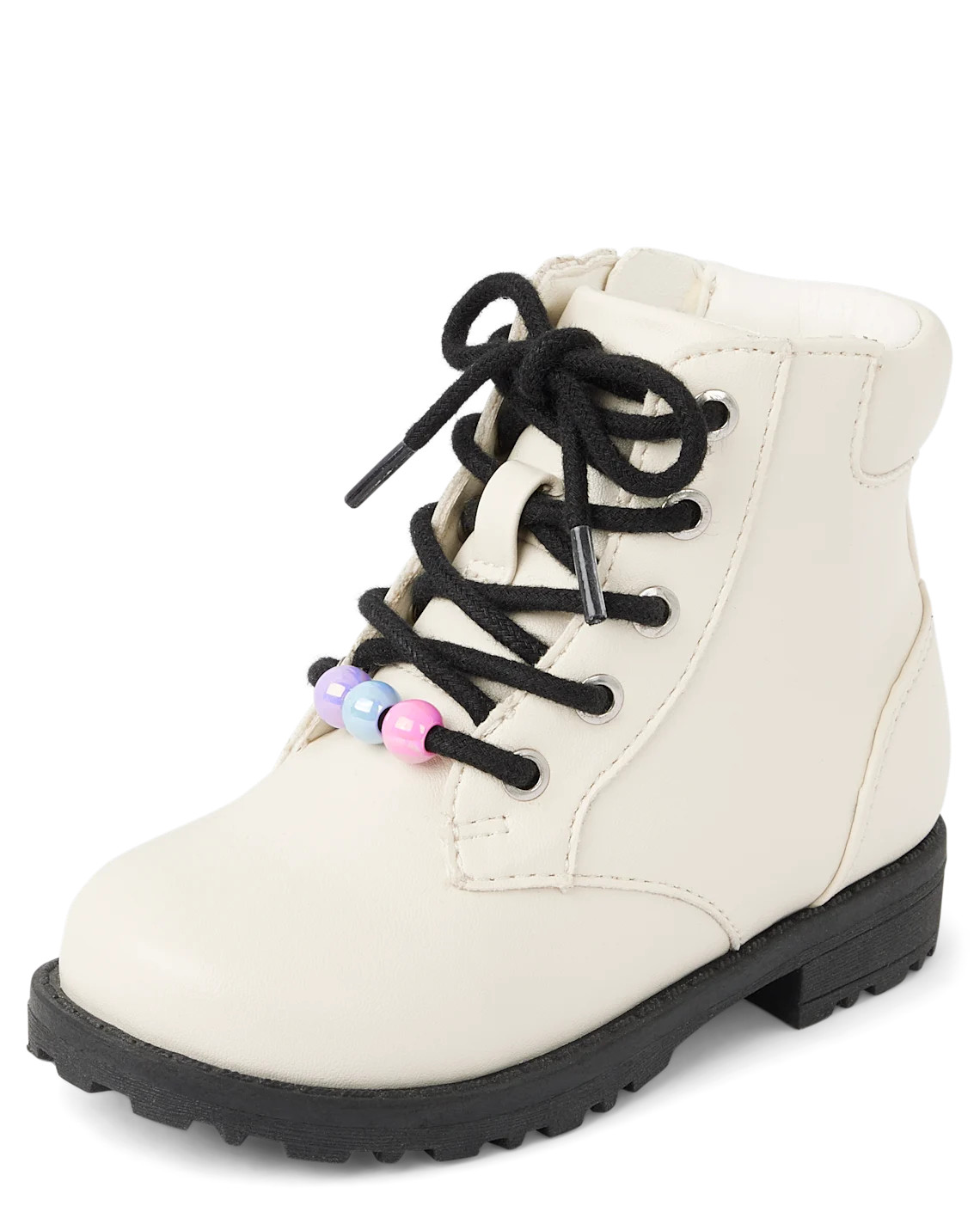 Toddler Girls Combat Boots - gray | The Children's Place