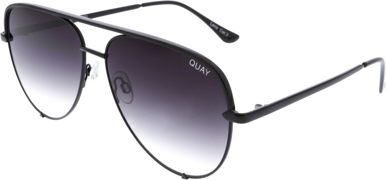 Quay Women's Gradient High Key QC-000142-BLK/FADE Black Sunglass - Walmart.com | Walmart (US)