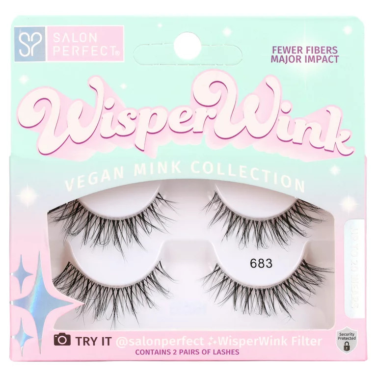 Salon Perfect Wisper Wink 683 Lash, 2 Pairs | Walmart (US)