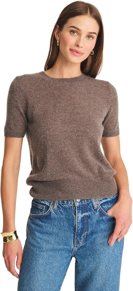 NAADAM, Lightweight Cashmere Short Sleeve Sweater | Amazon (US)