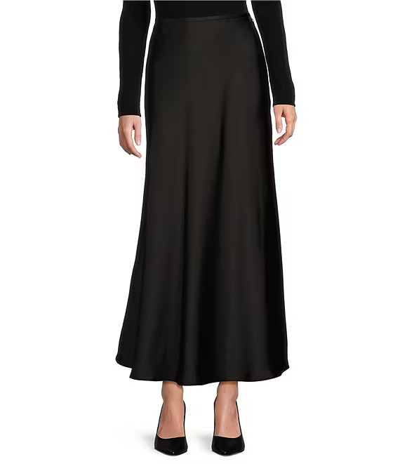 Antonio Melani Bella A-Line Satin Maxi Skirt | Dillard's | Dillard's