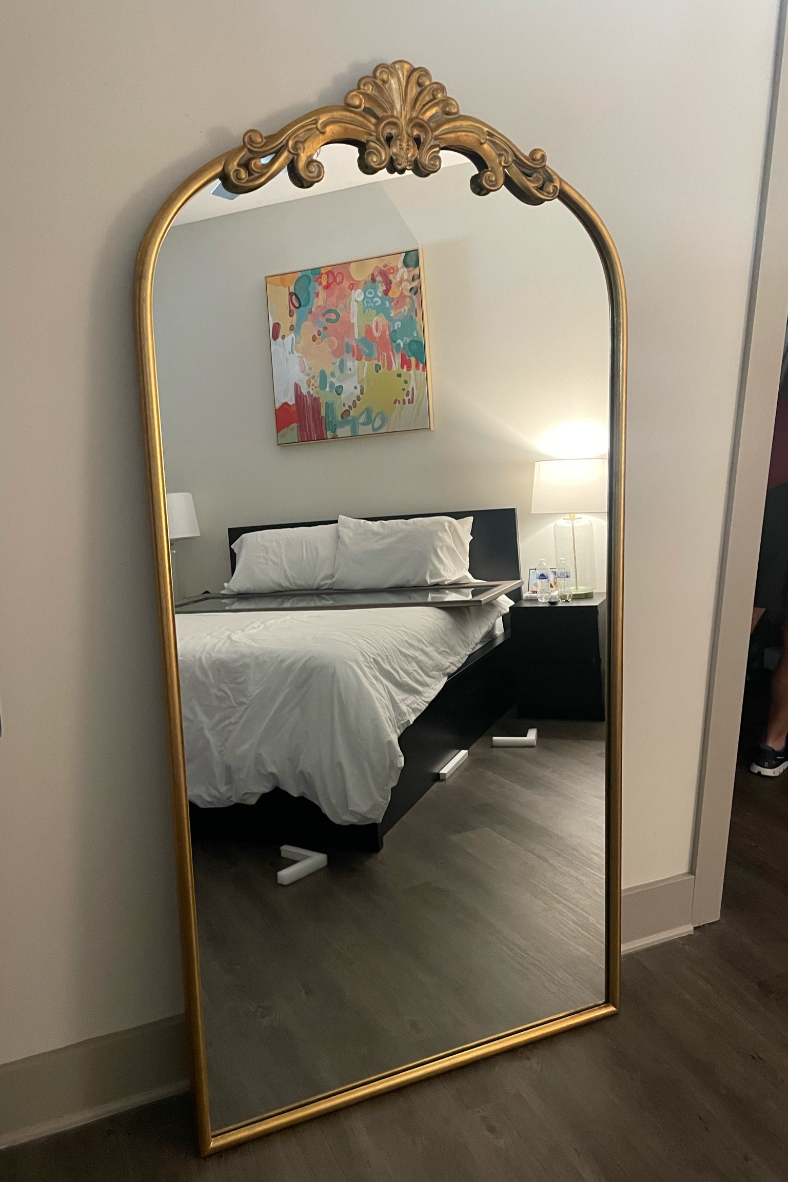 THE famous anthro ~dupe~ mirror from Sams Club! Only $150 and we’re using it for our seating chart at our wedding too! 🥹🤍

#AnthropologieMirrorDupe #SamsClub #Mirror #WeddingSeatingChart 

#LTKFind #LTKwedding