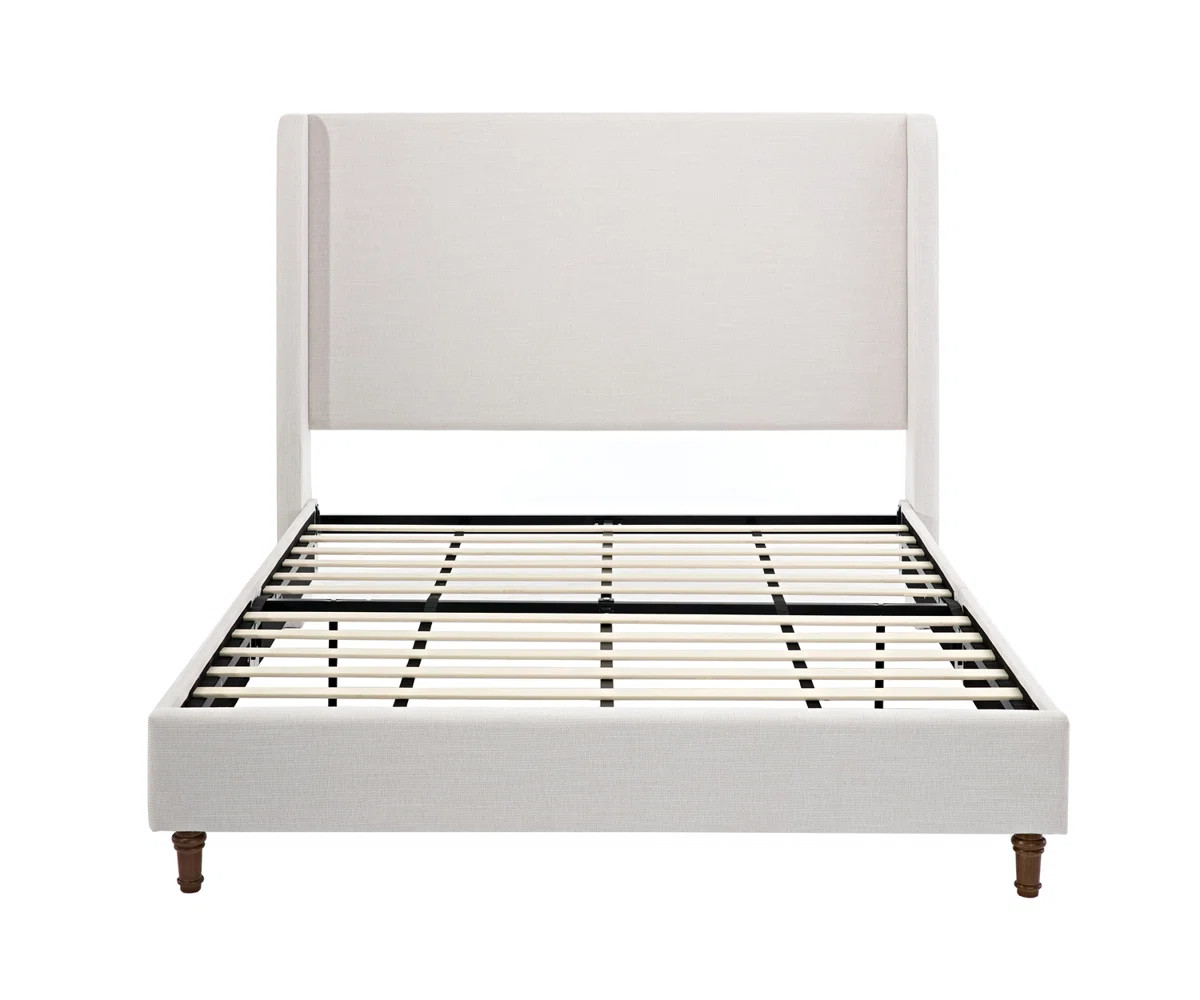 Mozter Upholstered Wingback Platform Bed | Wayfair North America