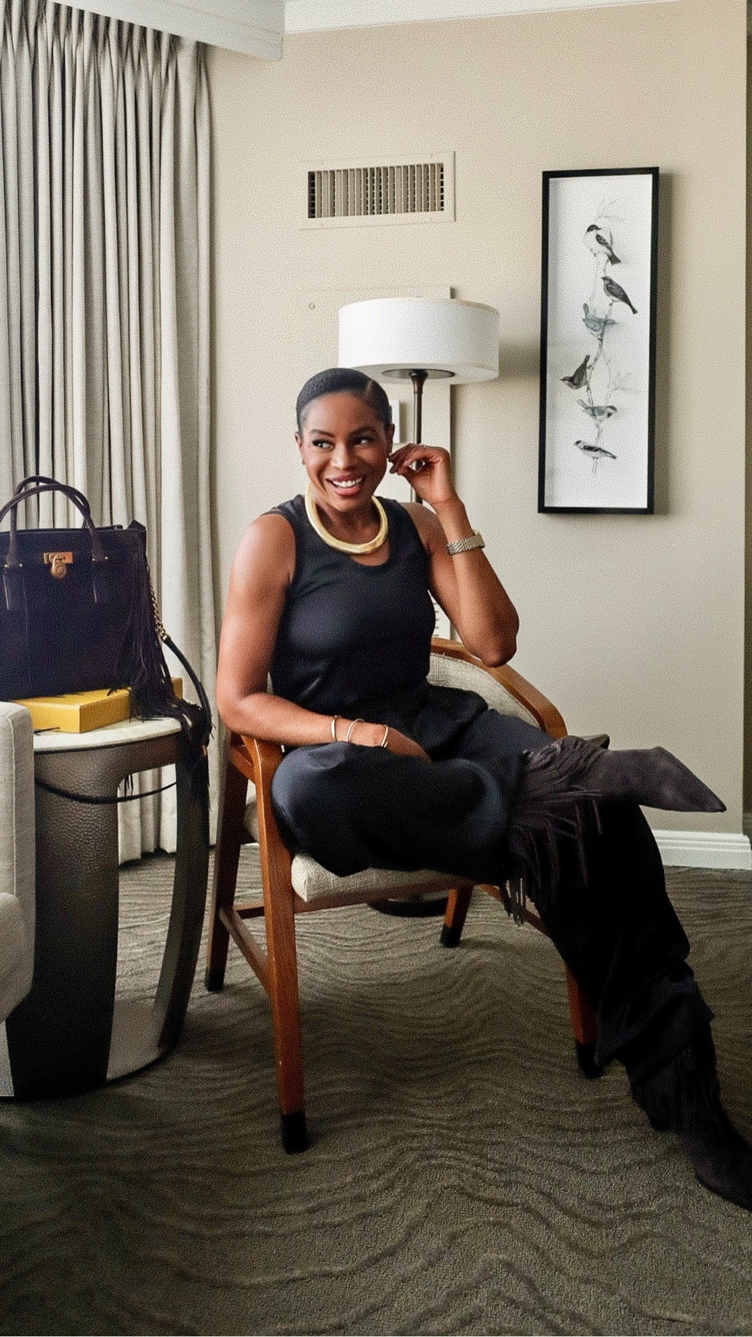 From check-in to the Michael Kors Hotel Stories event, it was all about style. A full fashion experience—textures, tailoring, and timeless pieces that prove versatility is the ultimate luxury.

Which look has your name on it?

Look 1: The check-in satin set

Look 2: The faux-shearling jacket and mini

Look 3: The belted denim moment

Look 4: The tweed blazer and patent mini

@michaelkors #mkpartner #michaelkors @thewhitleyhotel