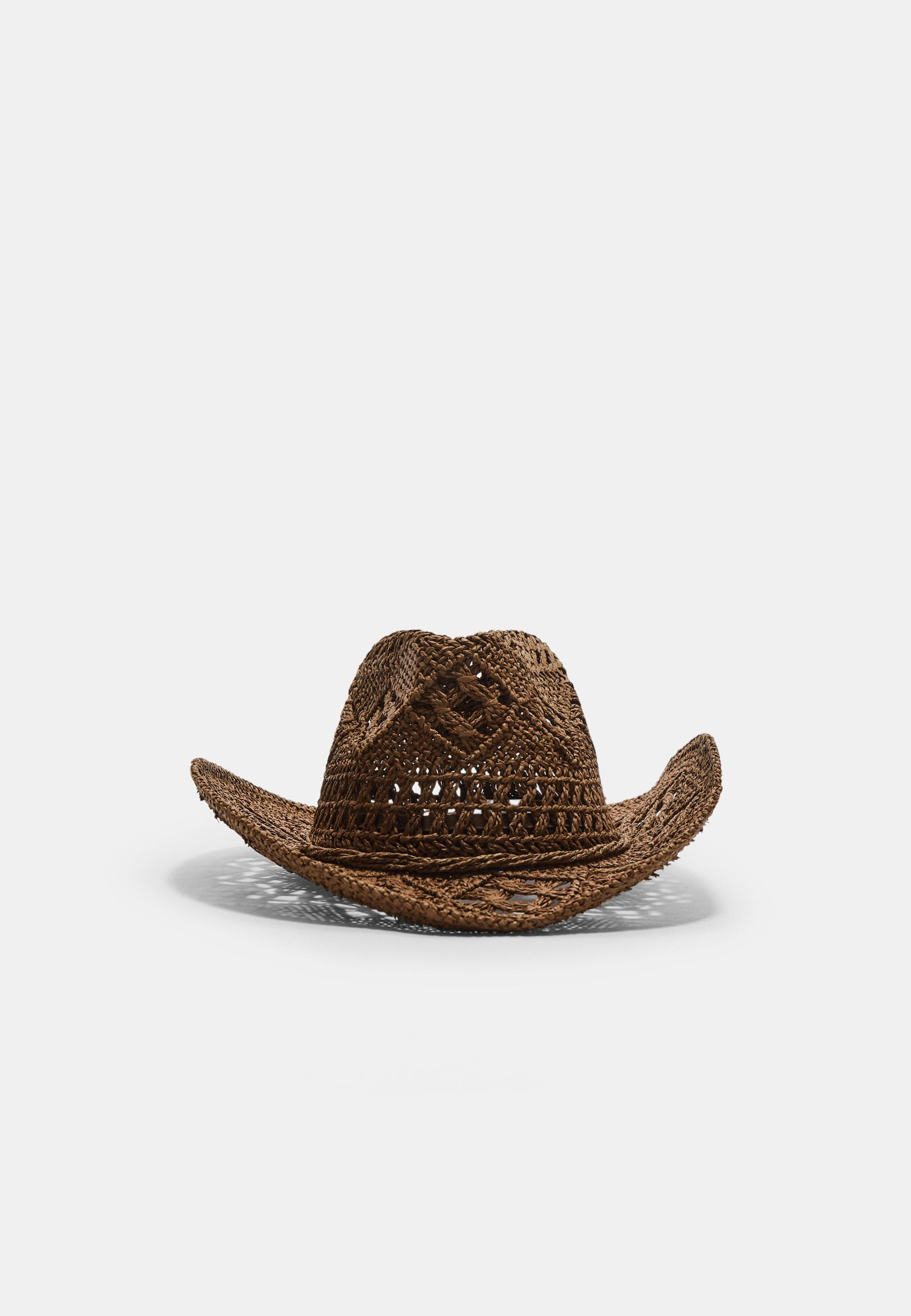 Raffia-style cowboy hat - Women's fashion | Stradivarius United Kingdom | Stradivarius (UK)