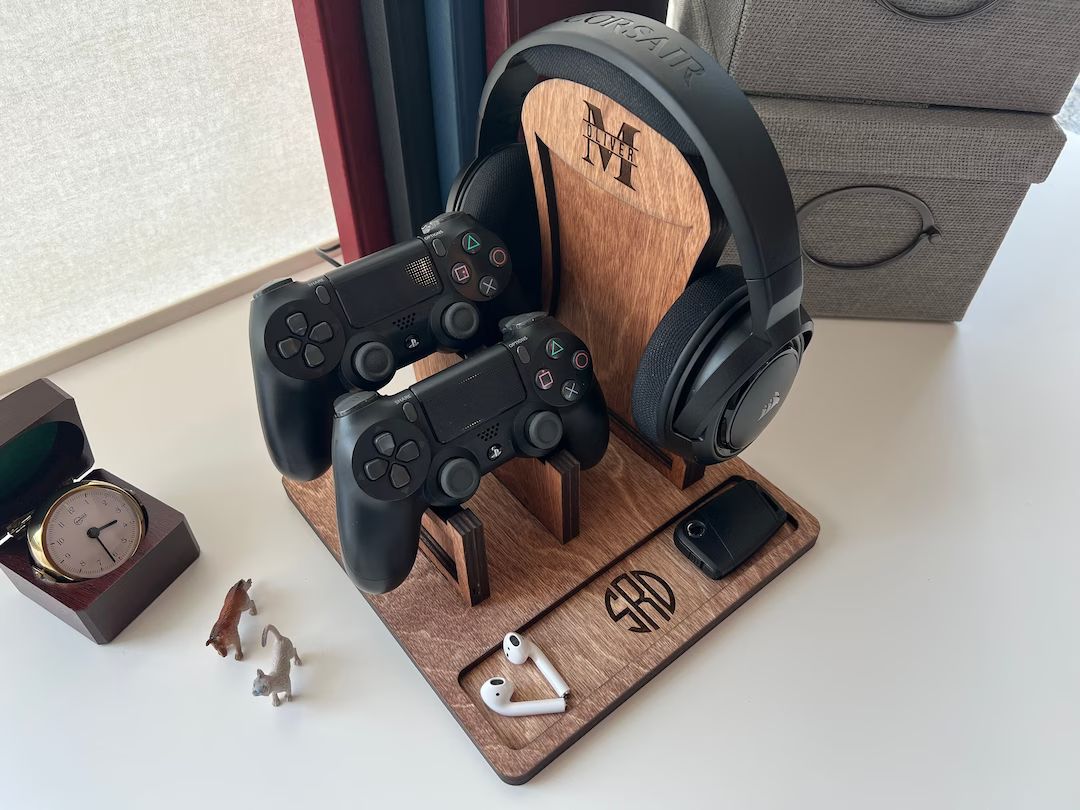 Personalized PS5 and Xbox Controller and Headphone Stand - Etsy | Etsy (US)