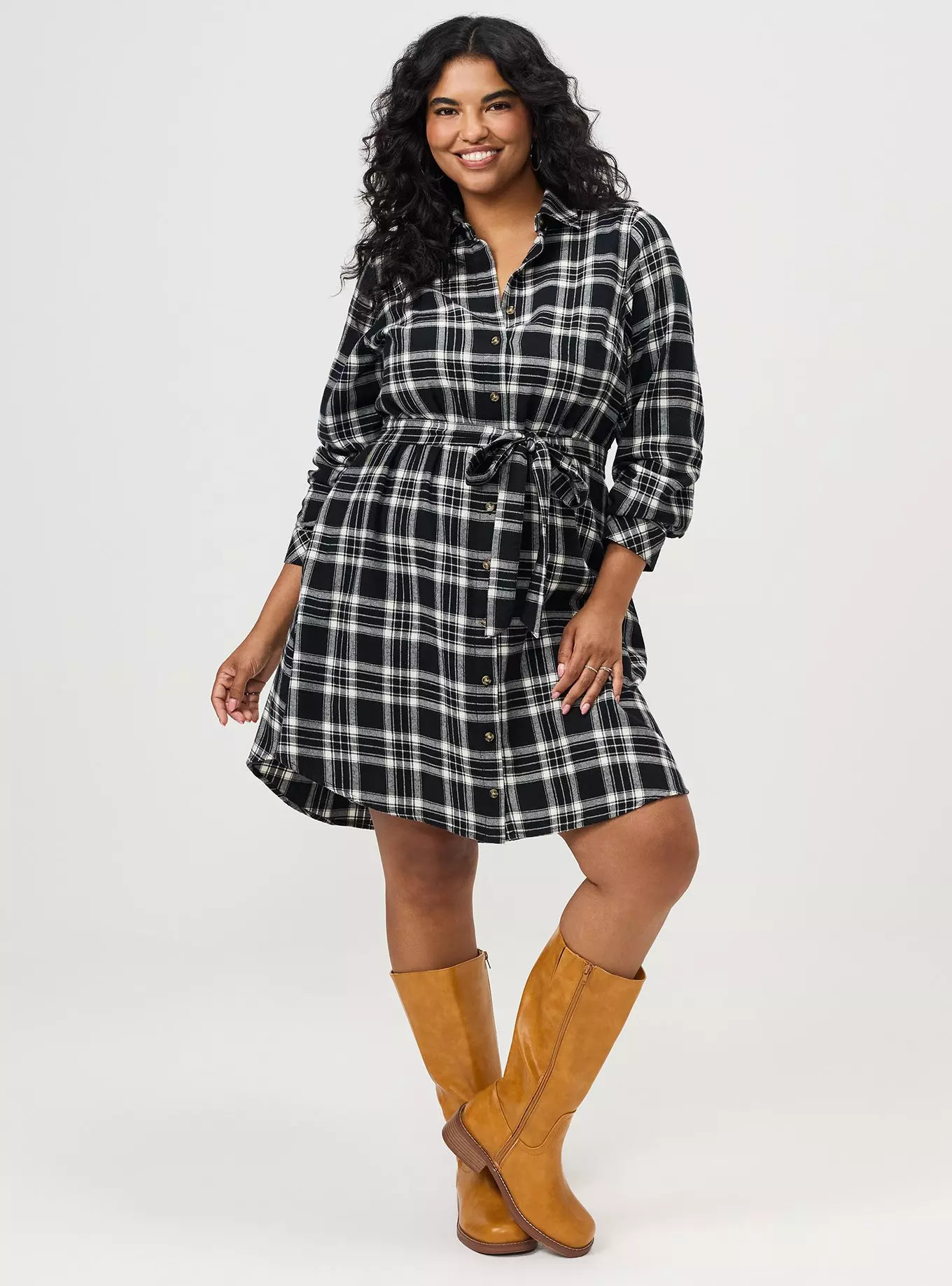 Flannel Shirt Dress | Torrid (US & Canada)