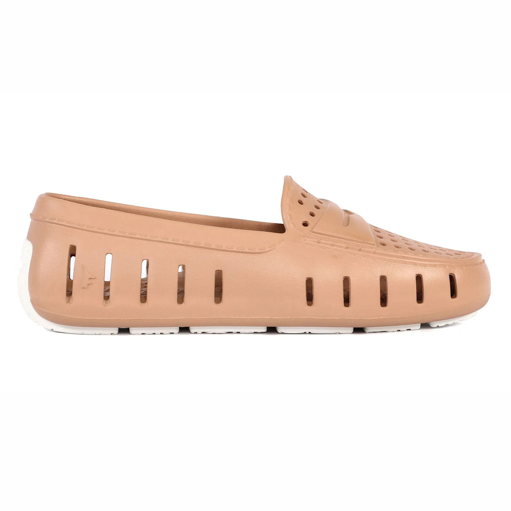 Women’s Posh Driver Foam Shoe | Tan/Bright White | Floafers