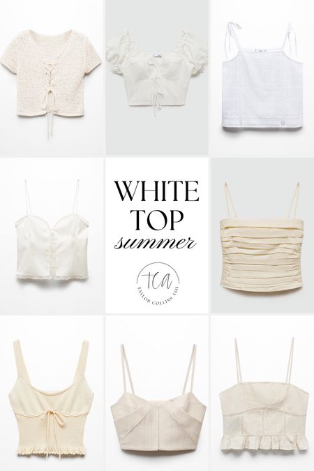White tops I'm loving for summer! Easily pair with denim or a poplin maxi skirt! 

#LTKStyleTip #LTKFindsUnder50 #LTKSeasonal
