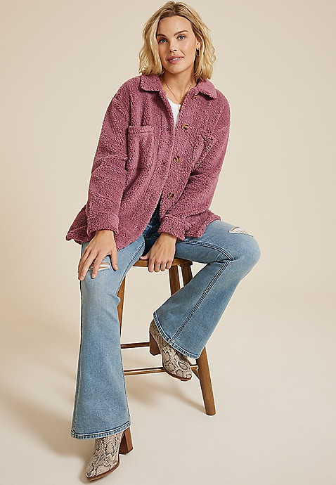 Sherpa Shacket | Maurices