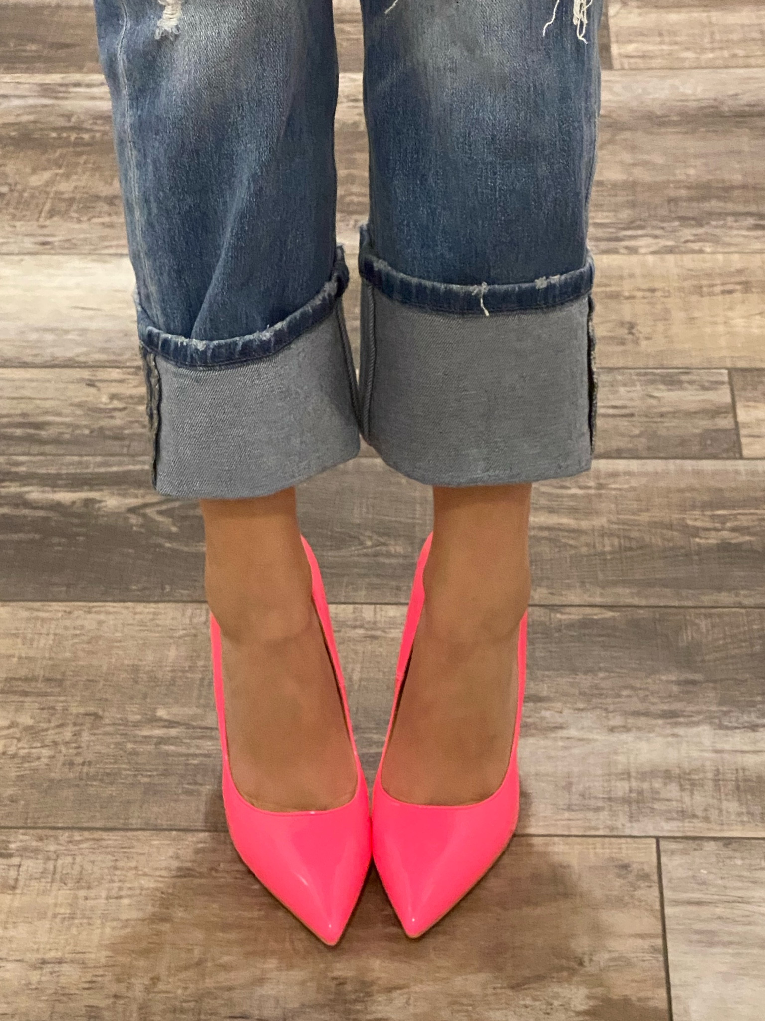 Favorite pair of stilettos from Amazon. They do run small. I can wear a 6.5-7 normally… So I took a chance with size 7 and they fit me just fine, but I did have to squeeze into them. If you measure your foot and you are on the larger end of their size range, size up one. 

#LTKworkwear #LTKSeasonal #LTKunder50