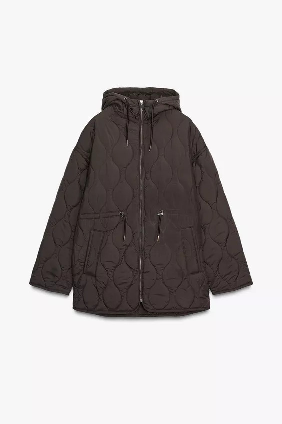 WATER REPELLENT HOODED PADDED JACKET | Zara UK