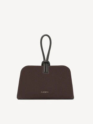 M.Gemi The Doppio Women's Bag in Chocolate Suede | M.GEMI