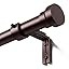 YaFex Curtain Rods 32-84 Inch, Heavy Duty 1 Inch Adjustable Curtain Rod for Windows, Black Long W... | Amazon (US)